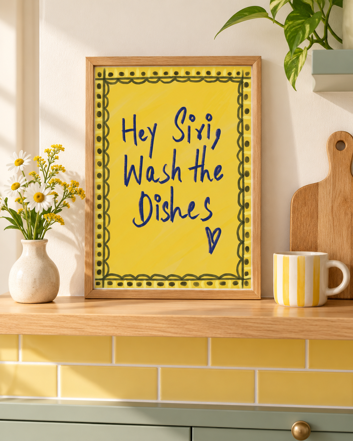Siri, Wash the dishes