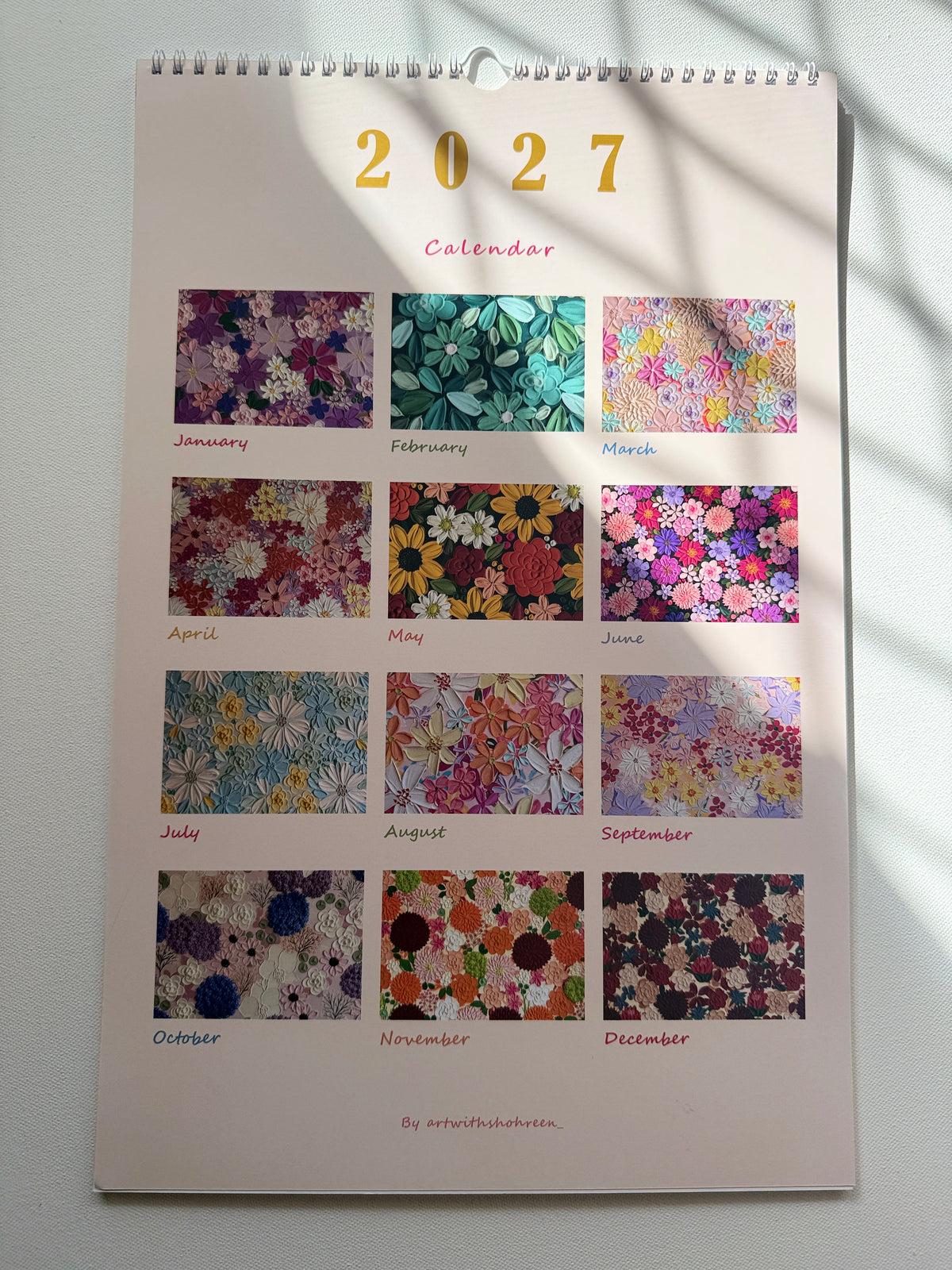 2027 Art Calendar