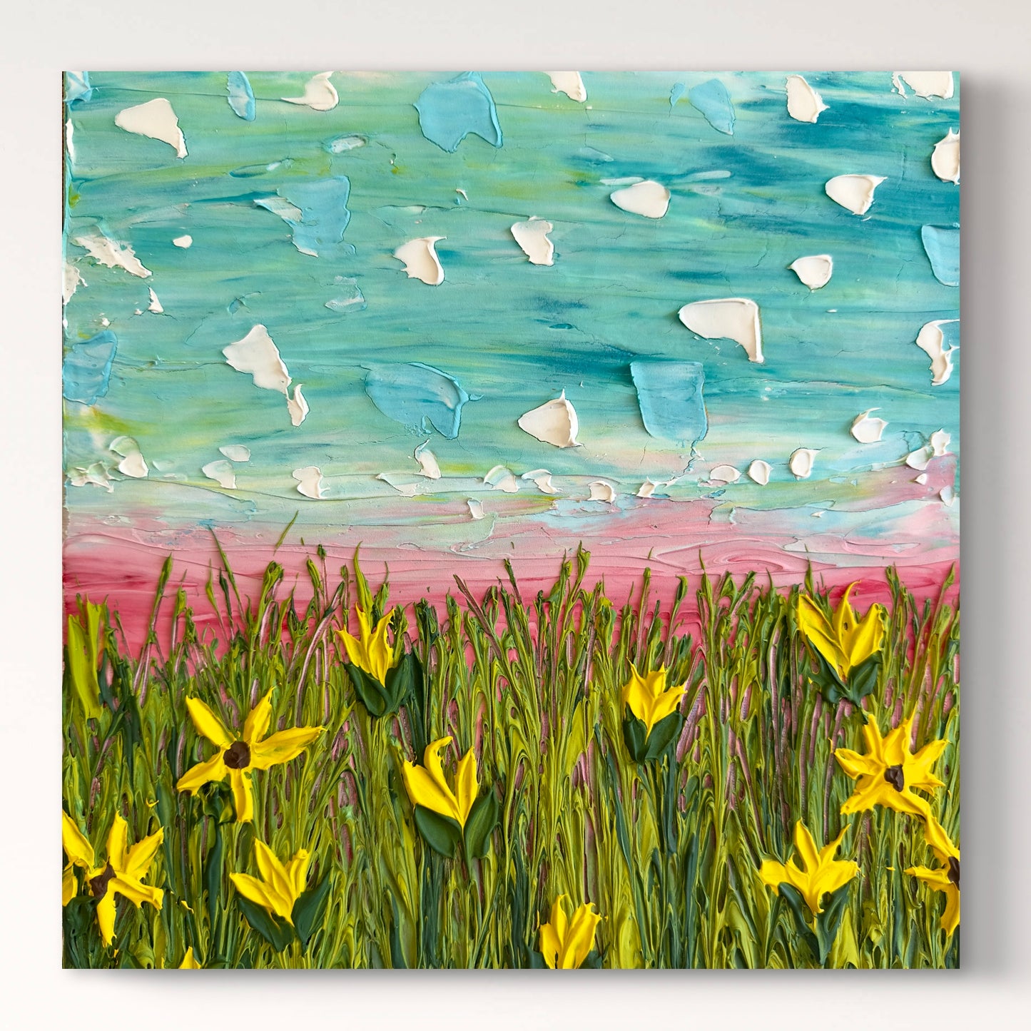 Blue Skies, Golden Blooms