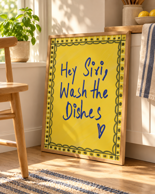 Siri, Wash the dishes
