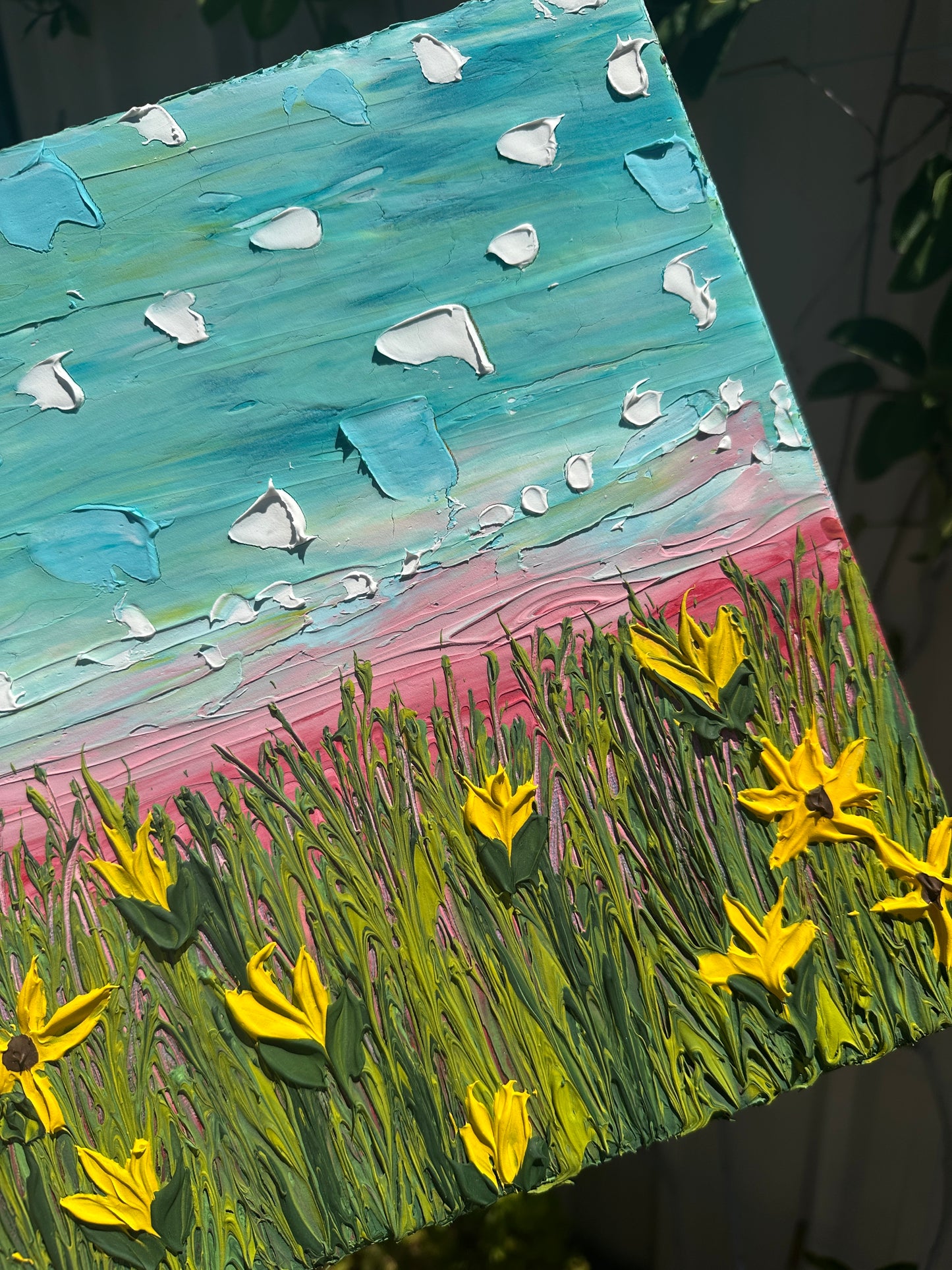 Blue Skies, Golden Blooms