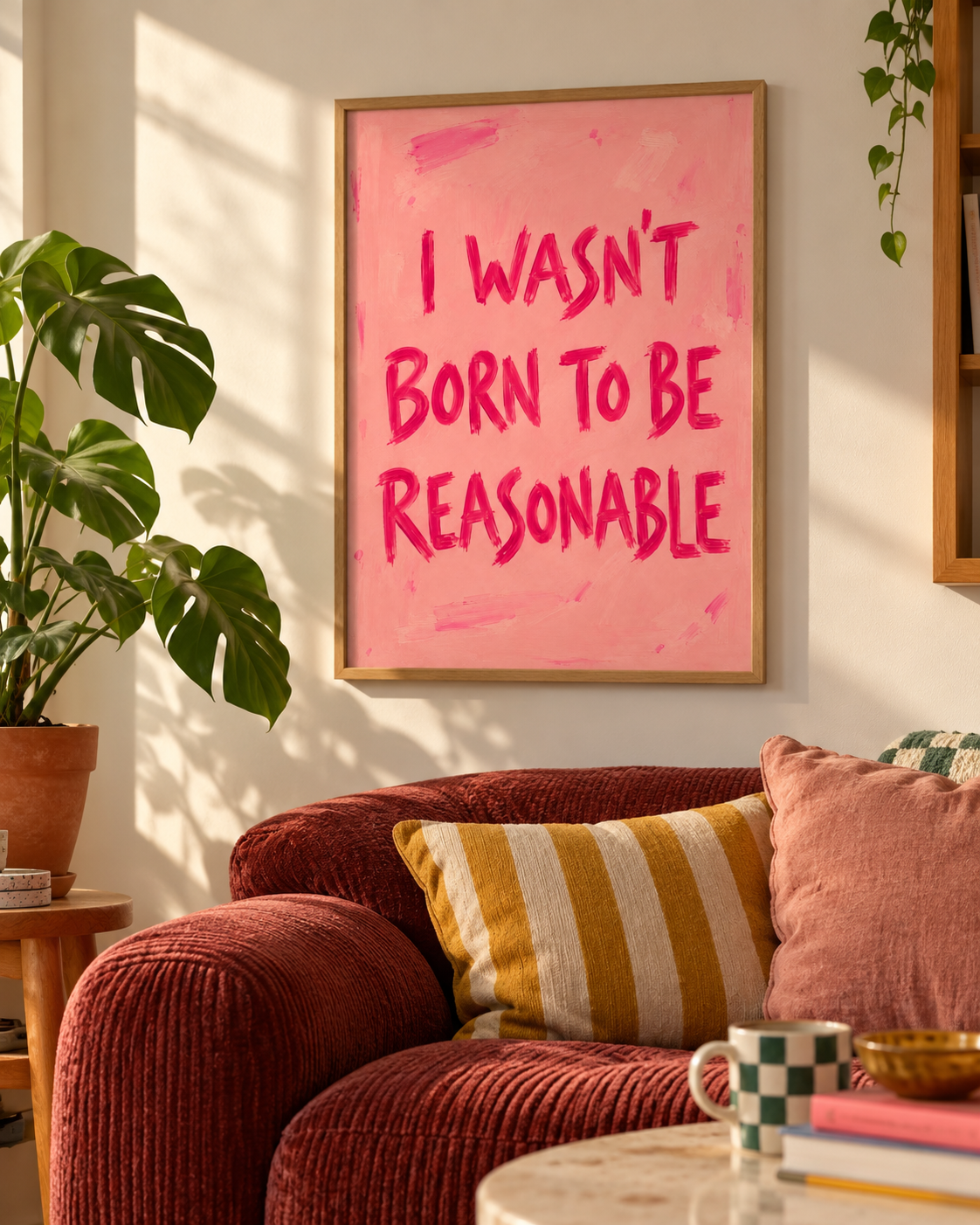 I wasn’t born to be reasonable